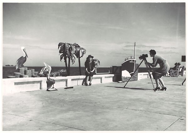 Resort Photographer at Work, Florida, Walker Evans (American, St. Louis, Missouri 1903–1975 New Haven, Connecticut), Gelatin silver print 