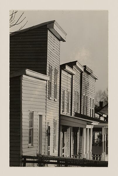 Detail of "Frame Houses in Virginia", Walker Evans (American, St. Louis, Missouri 1903–1975 New Haven, Connecticut), Gelatin silver print 