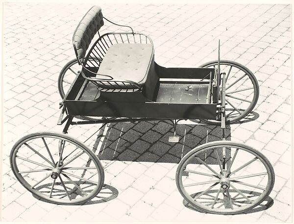 ["Buckboard" Carriage in the Collection of Oliver Jennings], Walker Evans (American, St. Louis, Missouri 1903–1975 New Haven, Connecticut), Gelatin silver print 