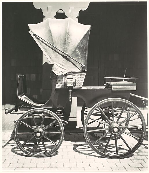 [Four Seat Carriage in the Collection of Oliver Jennings], Walker Evans (American, St. Louis, Missouri 1903–1975 New Haven, Connecticut), Gelatin silver print 