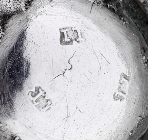Creampot, Marked by I. T., Silver, American