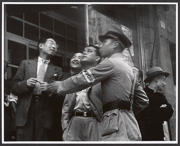 Air Raid, Hankow, Robert Capa  American, born Hungary, Gelatin silver print