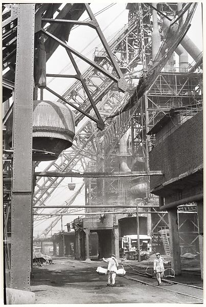 Steel Mill, Anshan, Manchuria, Henri Cartier-Bresson (French, Chanteloup-en-Brie 1908–2004 Montjustin), Gelatin silver print 