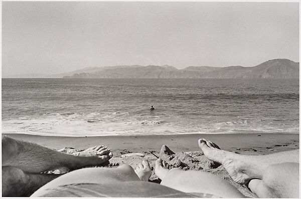 Beach, San Francisco, Elaine Mayes (American, born 1938), Gelatin silver print 