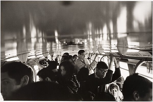 Bus, San Francisco, Elaine Mayes (American, born 1938), Gelatin silver print 