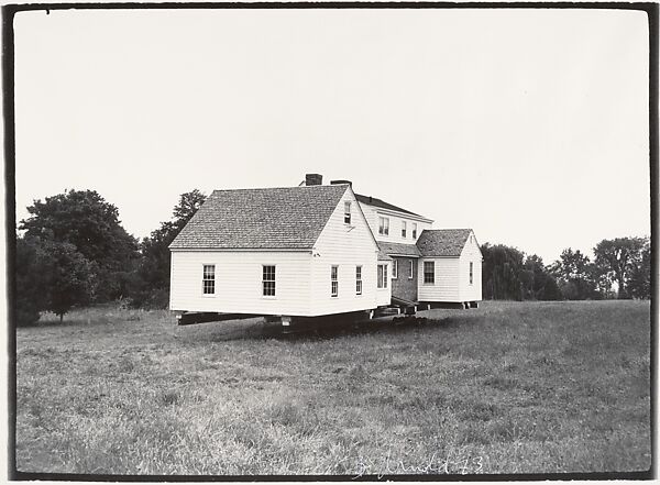 Floating House, Amherst, Mass., Bill Arnold (American, born 1941), Microfilm reader/printer machine print 