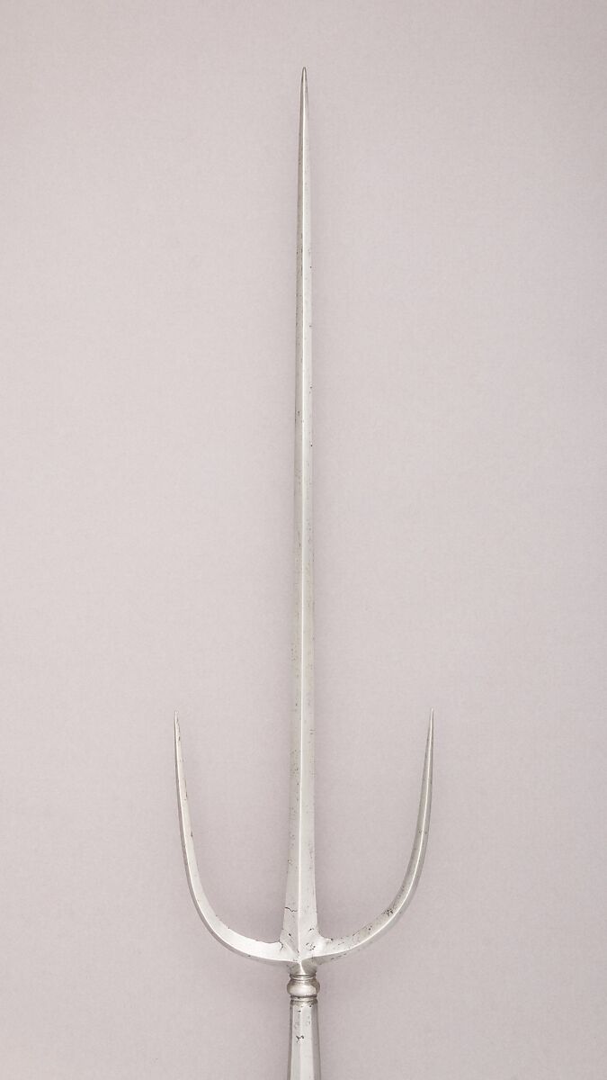 Military Fork, Steel, wood (ash), Italian