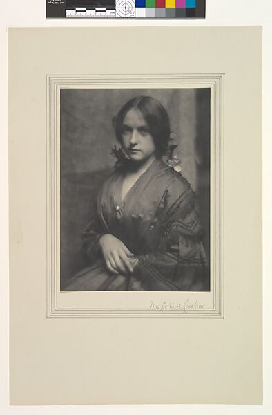 Josephine (Portrait of Miss B.), Gertrude Käsebier (American, 1852–1934), Platinum print