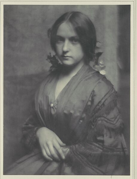 Josephine (Portrait of Miss B.), Gertrude Käsebier (American, 1852–1934), Platinum print 