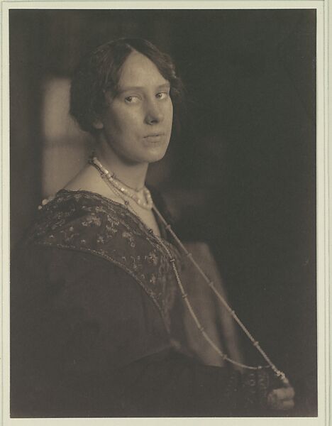 Mrs. F. H. Evans, Gertrude Käsebier (American, 1852–1934), Platinum print 