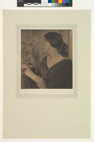 Mrs. F. H. Evans, Gertrude Käsebier (American, 1852–1934), Platinum print