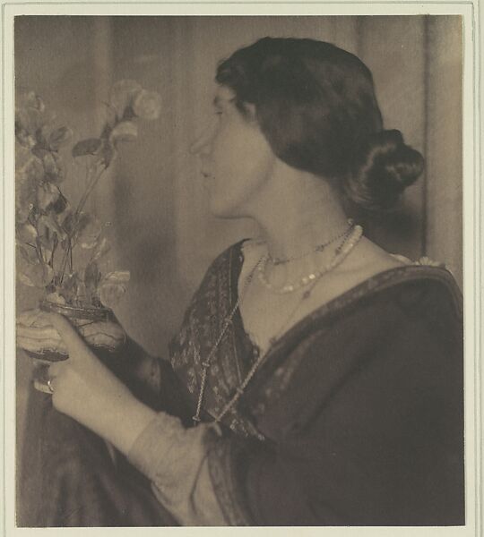 Mrs. F. H. Evans, Gertrude Käsebier (American, 1852–1934), Platinum print 