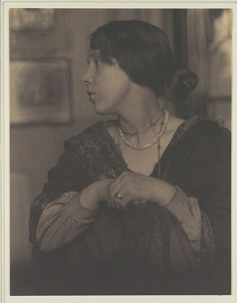 Mrs. F. H. Evans, Gertrude Käsebier (American, 1852–1934), Platinum print 