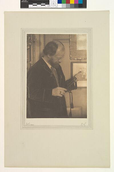 F. H. Evans, Gertrude Käsebier (American, 1852–1934), Platinum print