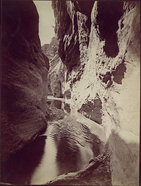 Tantalus Cañon, Utah, William Henry Jackson (American, 1843–1942), Albumen silver print from glass negative 