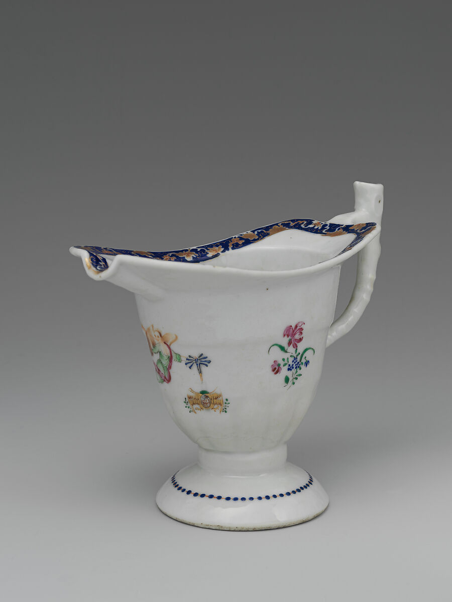 Cream Pitcher, Porcelain, Chinese