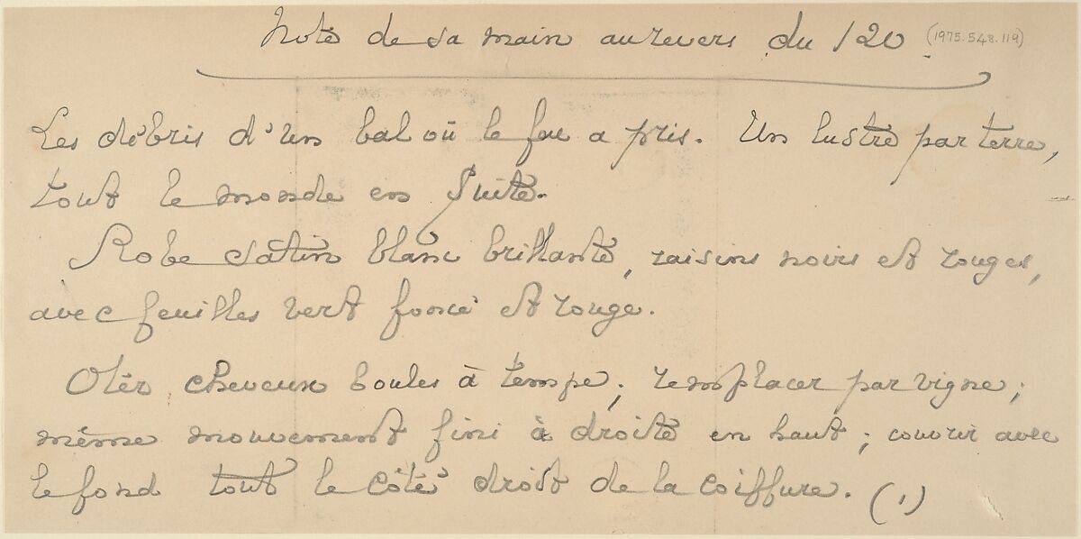 La Frayeur, Pierre-Louis Pierson (French, 1822–1913), Salted paper print from glass negative with applied color