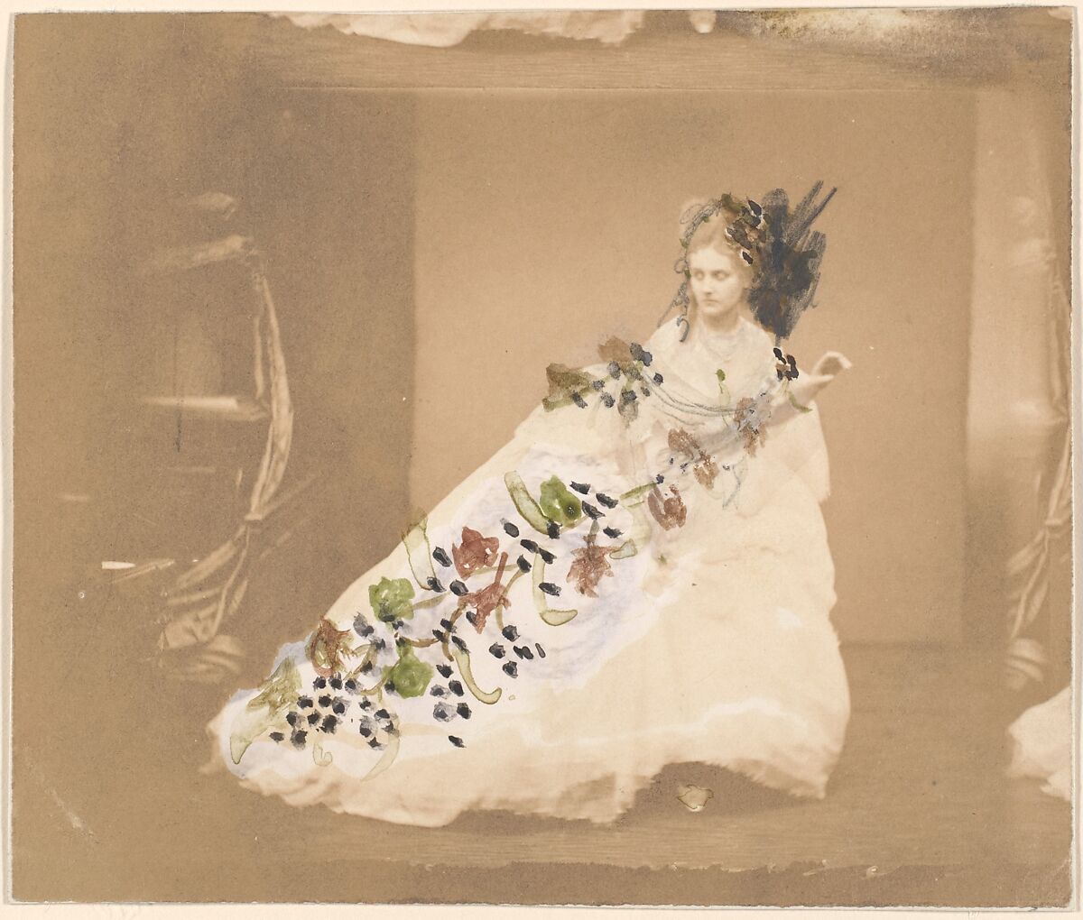 Virginia Oldoini, Countess of Castiglione, Ca. 1865 – Color by