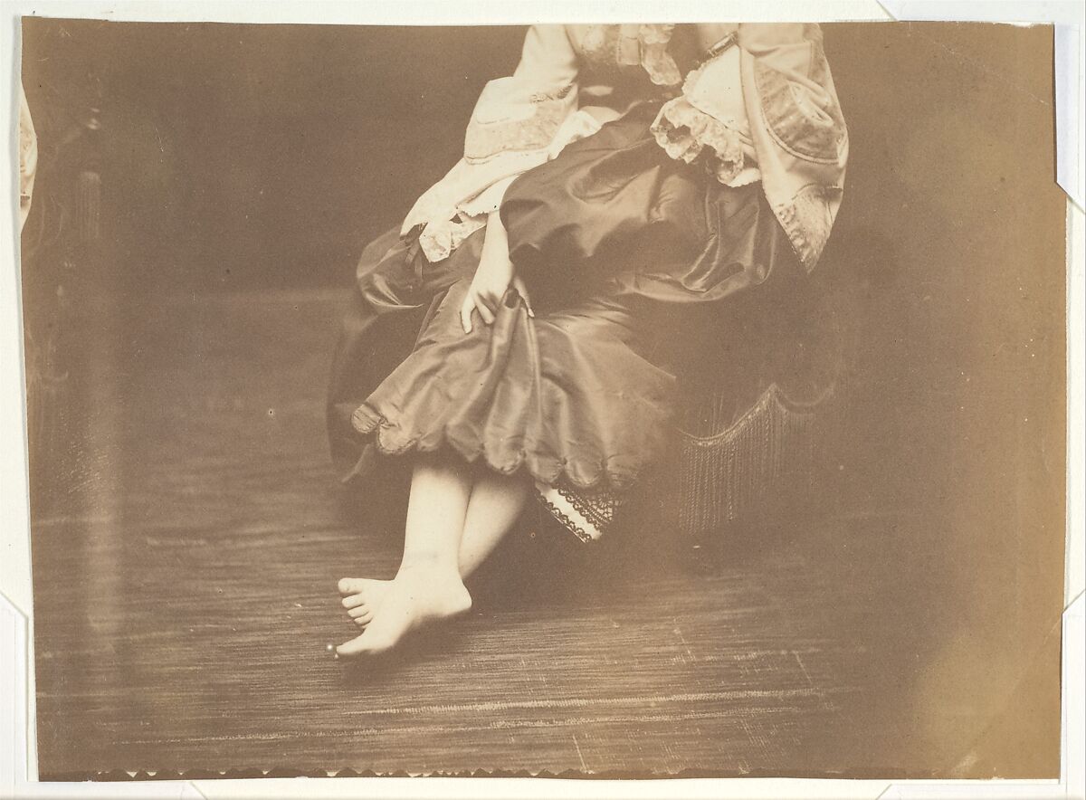 Les jambes, Pierre-Louis Pierson (French, 1822–1913), Albumen silver print from glass negative 