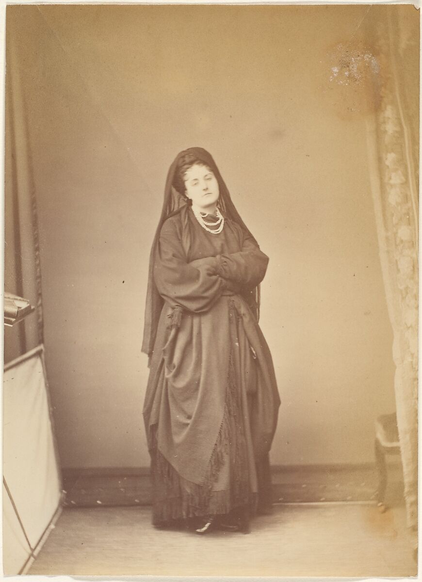 Sèriè à la Ristori, Pierre-Louis Pierson (French, 1822–1913), Albumen silver print from glass negative 