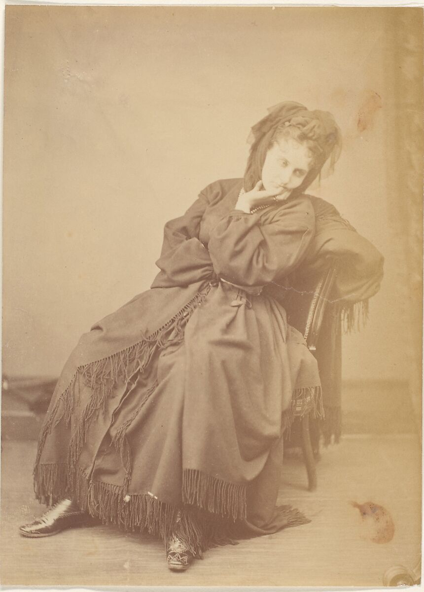 Sèriè à la Ristori, Pierre-Louis Pierson (French, 1822–1913), Albumen silver print from glass negative 