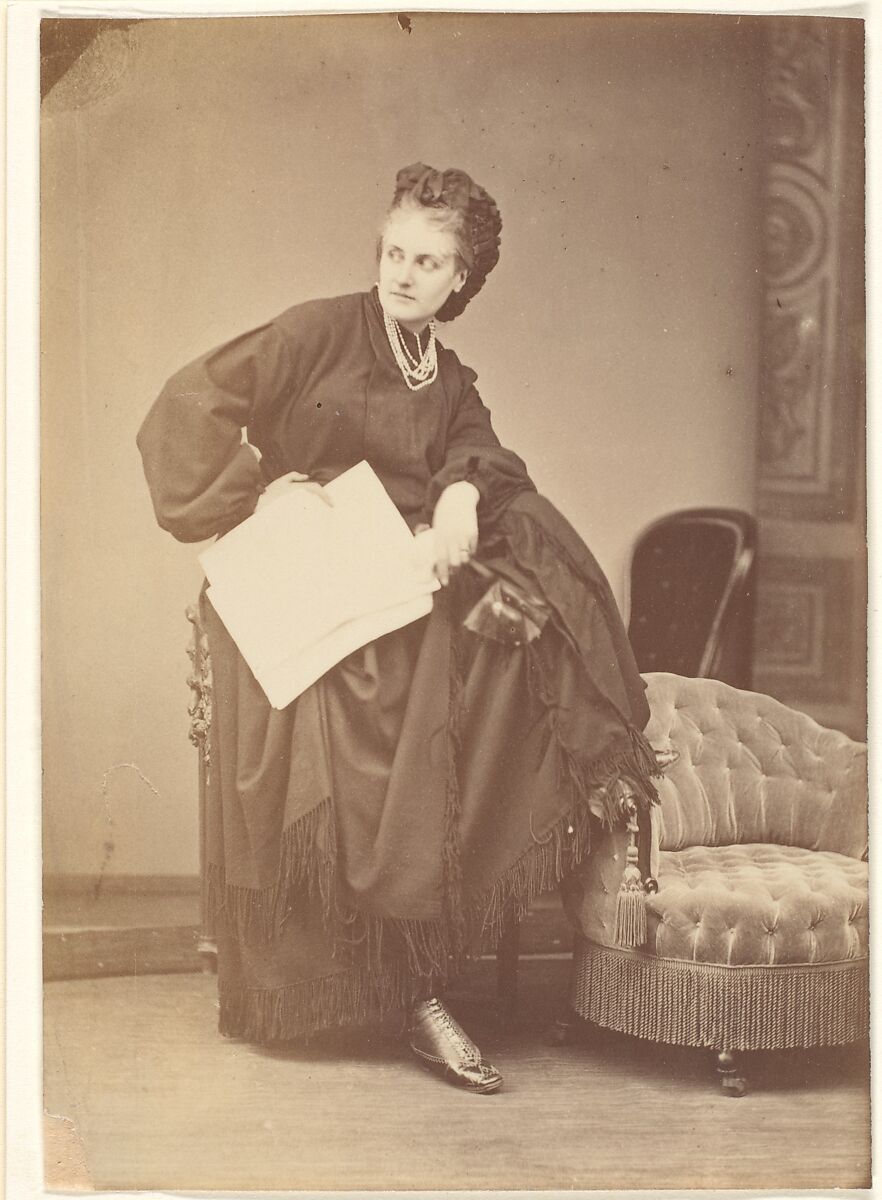 Sèriè à la Ristori, Pierre-Louis Pierson (French, 1822–1913), Albumen silver print from glass negative 