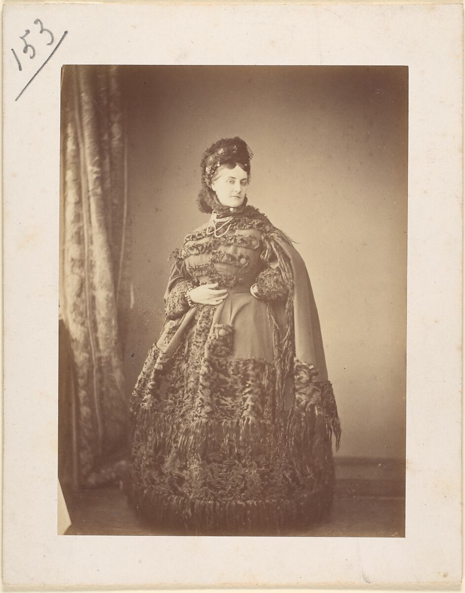 Le Caracul (L'Astrakhan), Pierre-Louis Pierson (French, 1822–1913), Albumen silver print from glass negative 