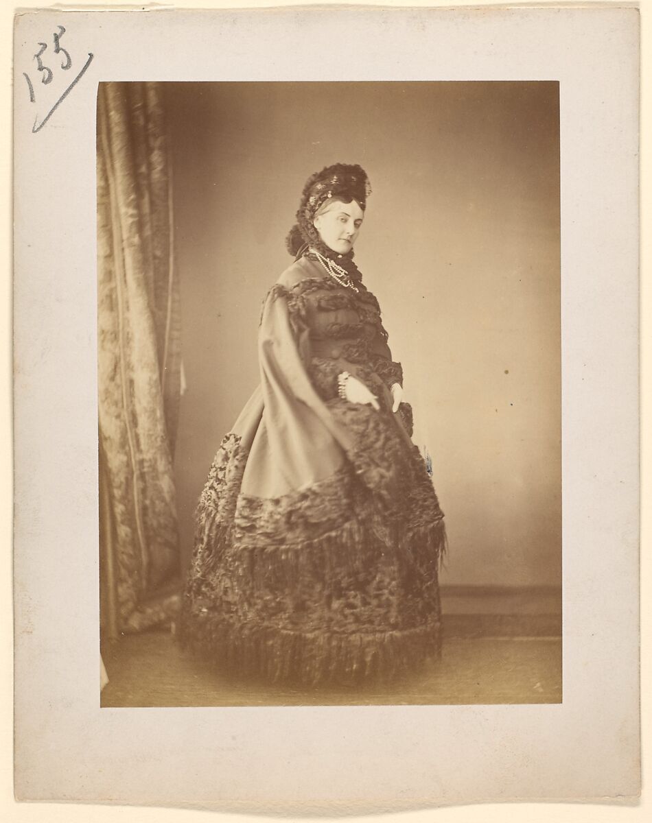 Le Caracul (L'Astrakhan), Pierre-Louis Pierson (French, 1822–1913), Albumen silver print from glass negative 