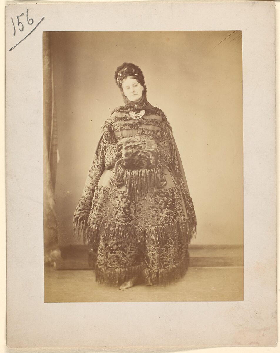 Le Caracul (L'Astrakhan), Pierre-Louis Pierson (French, 1822–1913), Albumen silver print from glass negative 