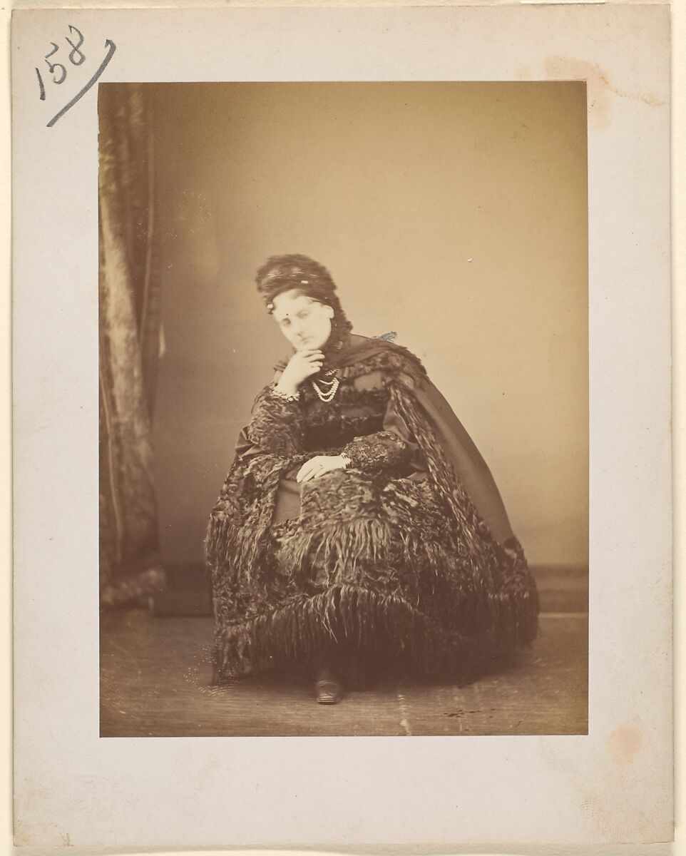 Le Caracul (L'Astrakhan), Pierre-Louis Pierson (French, 1822–1913), Albumen silver print from glass negative 