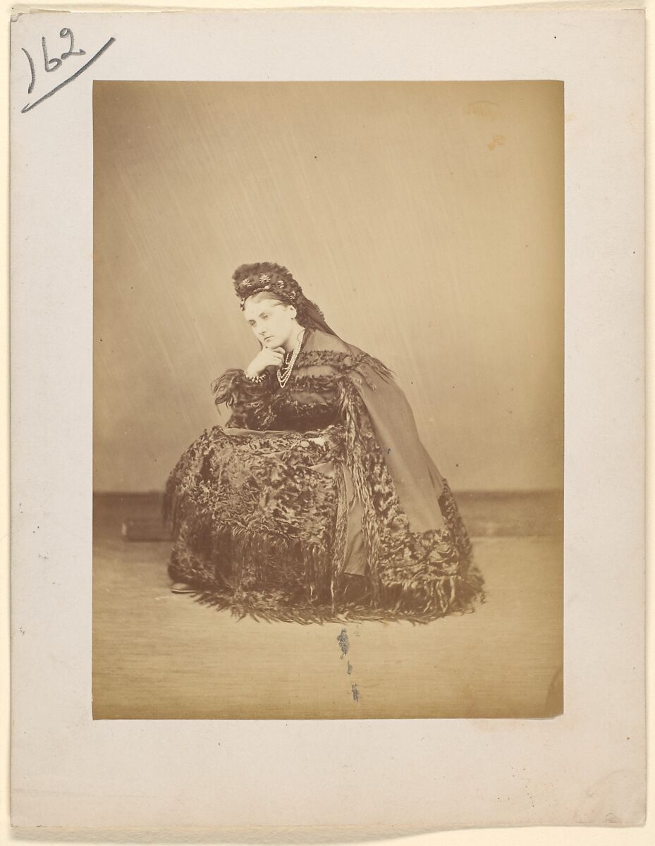 Le Caracul (L'Astrakhan), Pierre-Louis Pierson (French, 1822–1913), Albumen silver print from glass negative 