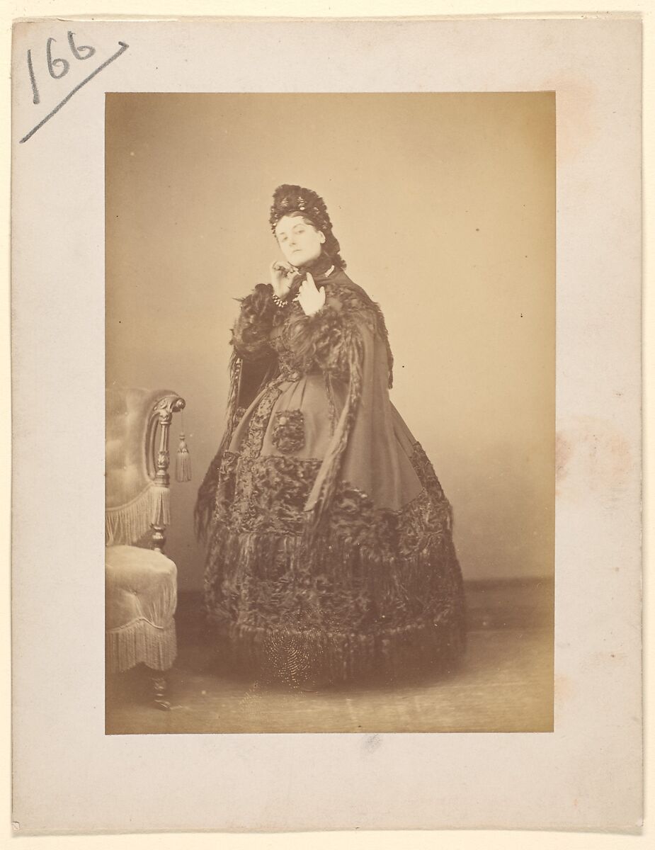 Le Caracul (L'Astrakhan), Pierre-Louis Pierson (French, 1822–1913), Albumen silver print from glass negative 