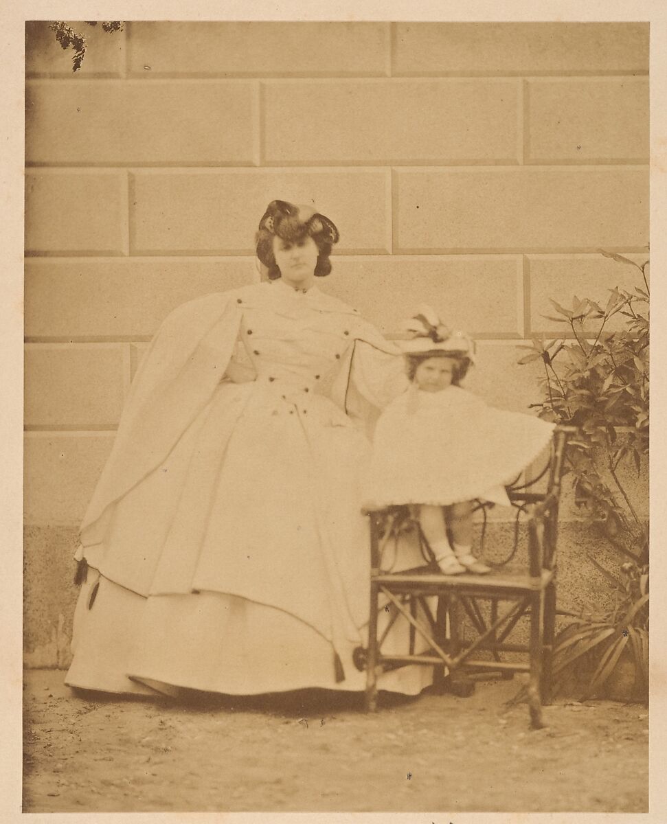 La Mere et L'Epoux, Pierre-Louis Pierson (French, 1822–1913), Albumen silver print from glass negative 