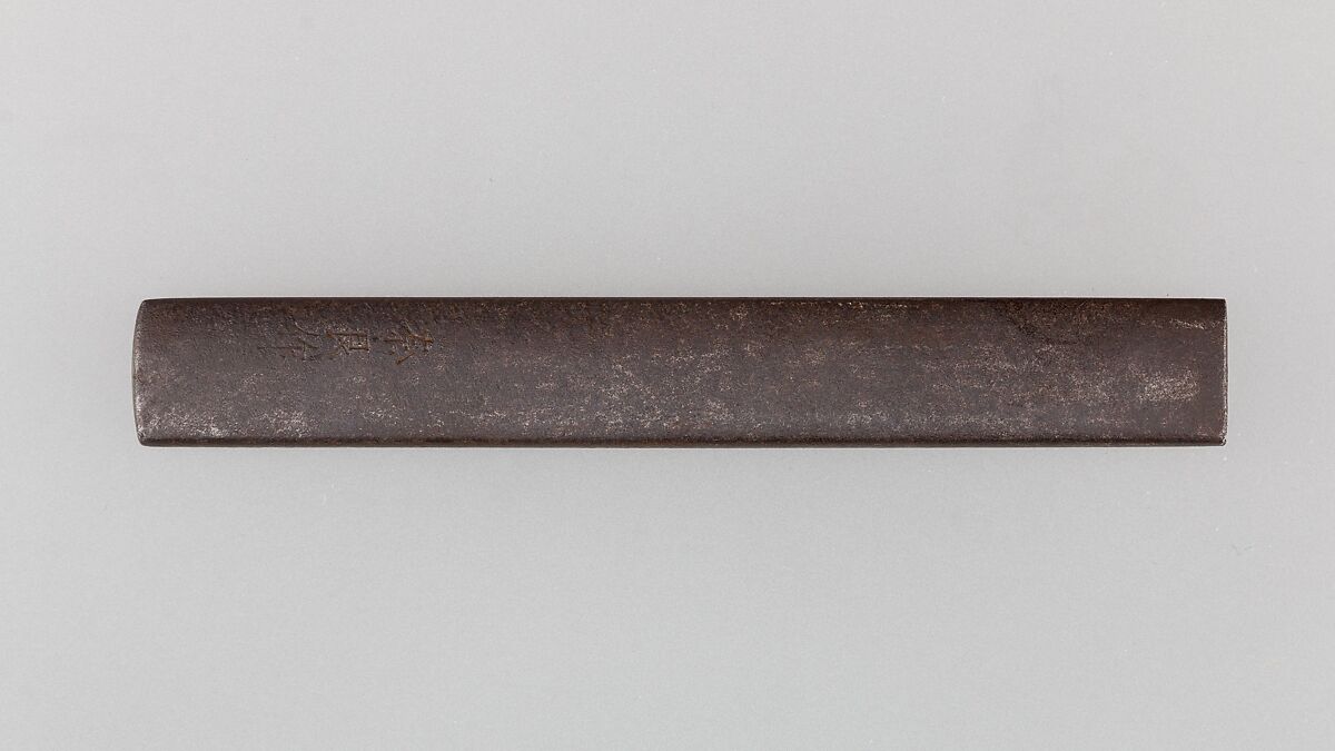 Knife Handle (Kozuka), Iron, gold, silver, Japanese