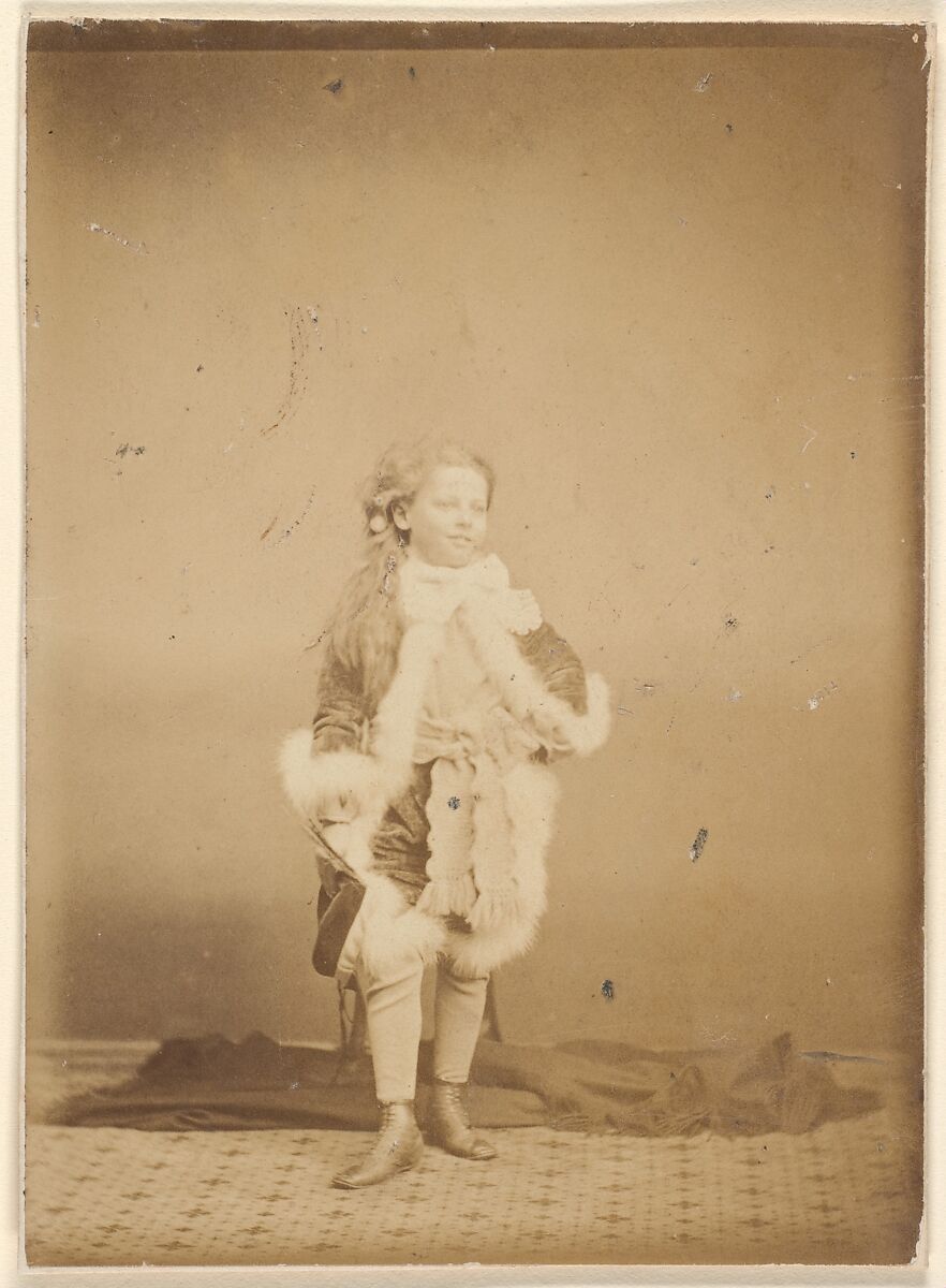 La veste de Cygne, Pierre-Louis Pierson (French, 1822–1913), Albumen silver print from glass negative 