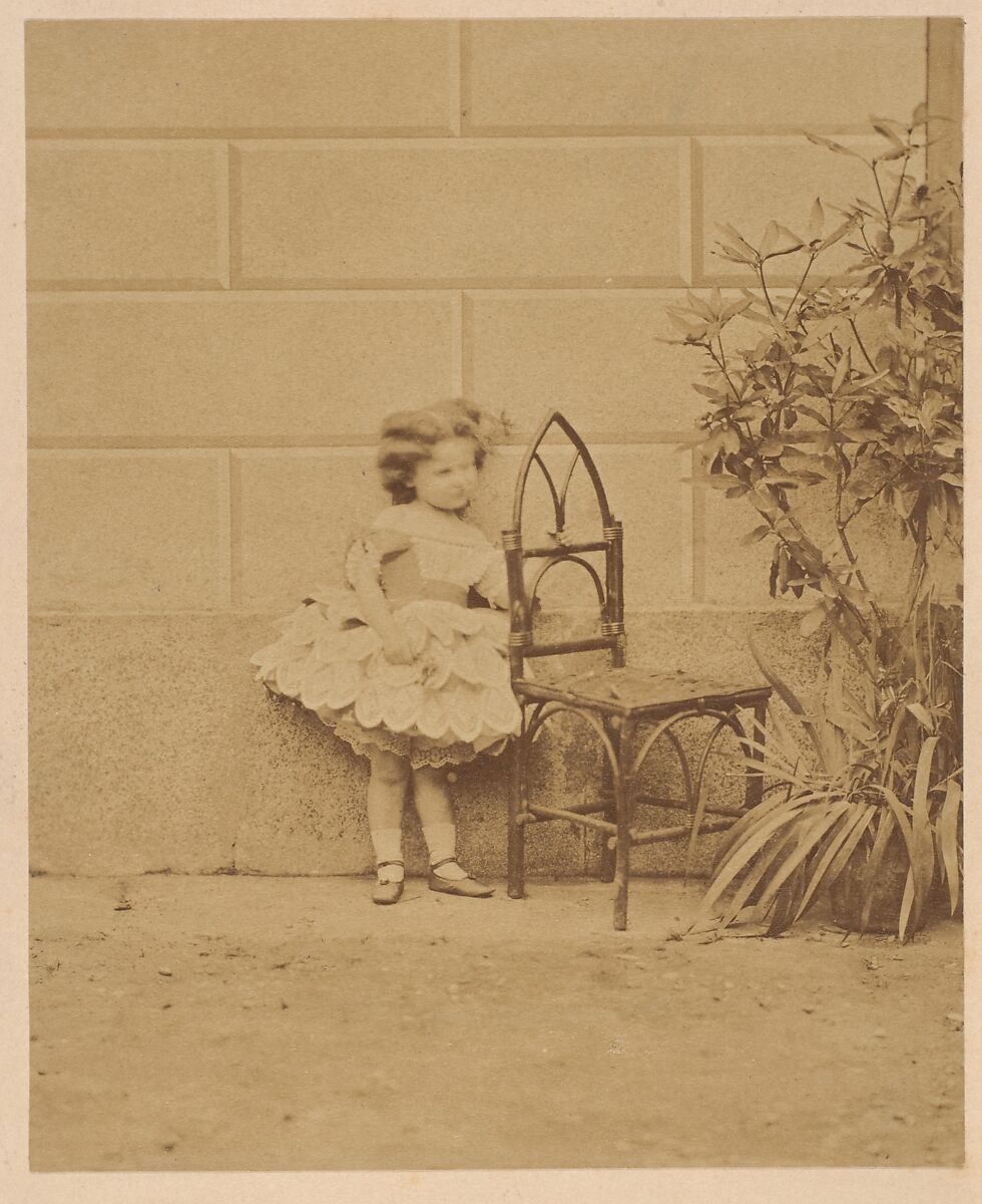 Encore la chaise rustique, Pierre-Louis Pierson (French, 1822–1913), Albumen silver print from glass negative 