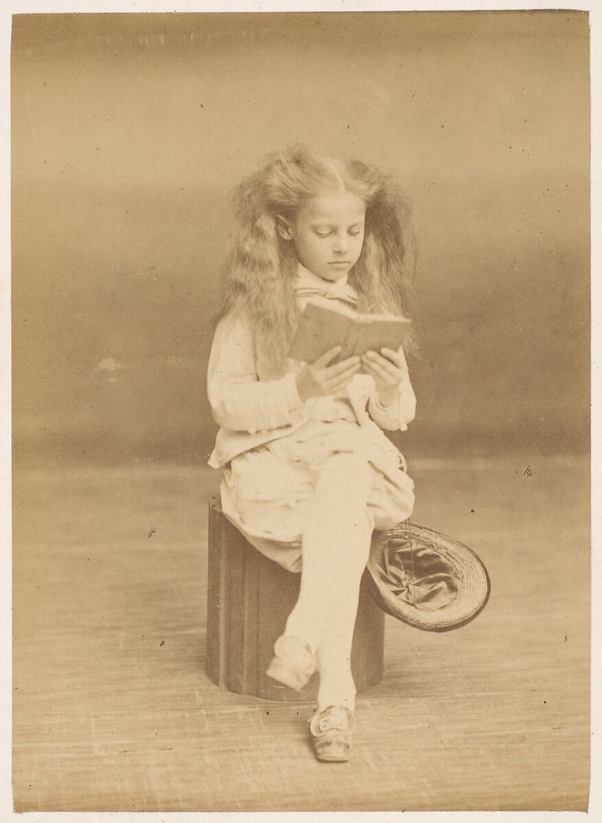 Le liseur, Pierre-Louis Pierson (French, 1822–1913), Albumen silver print from glass negative 