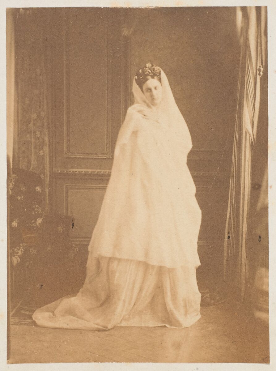 Lucréce (ou la Vestale), Pierre-Louis Pierson (French, 1822–1913), Albumen silver print from glass negative 