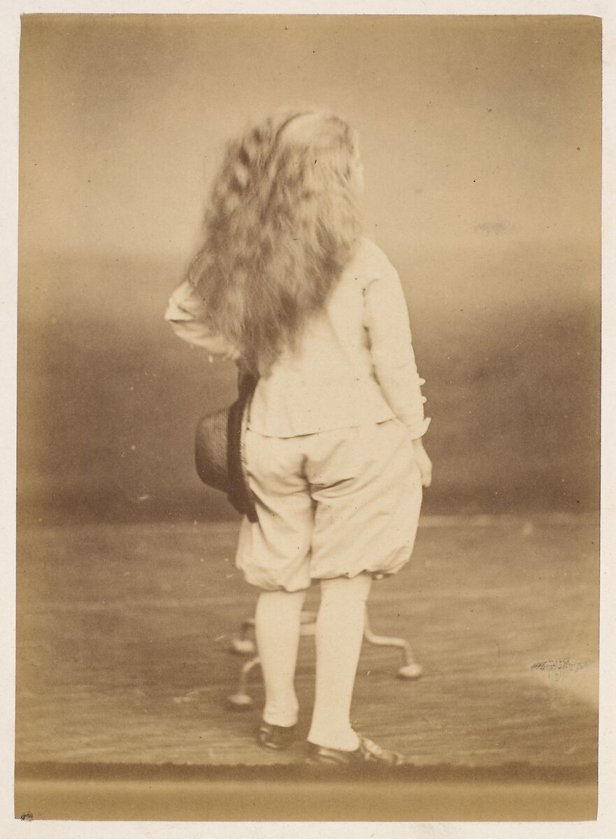 L'Enfant blanc, Pierre-Louis Pierson (French, 1822–1913), Albumen silver print from glass negative 