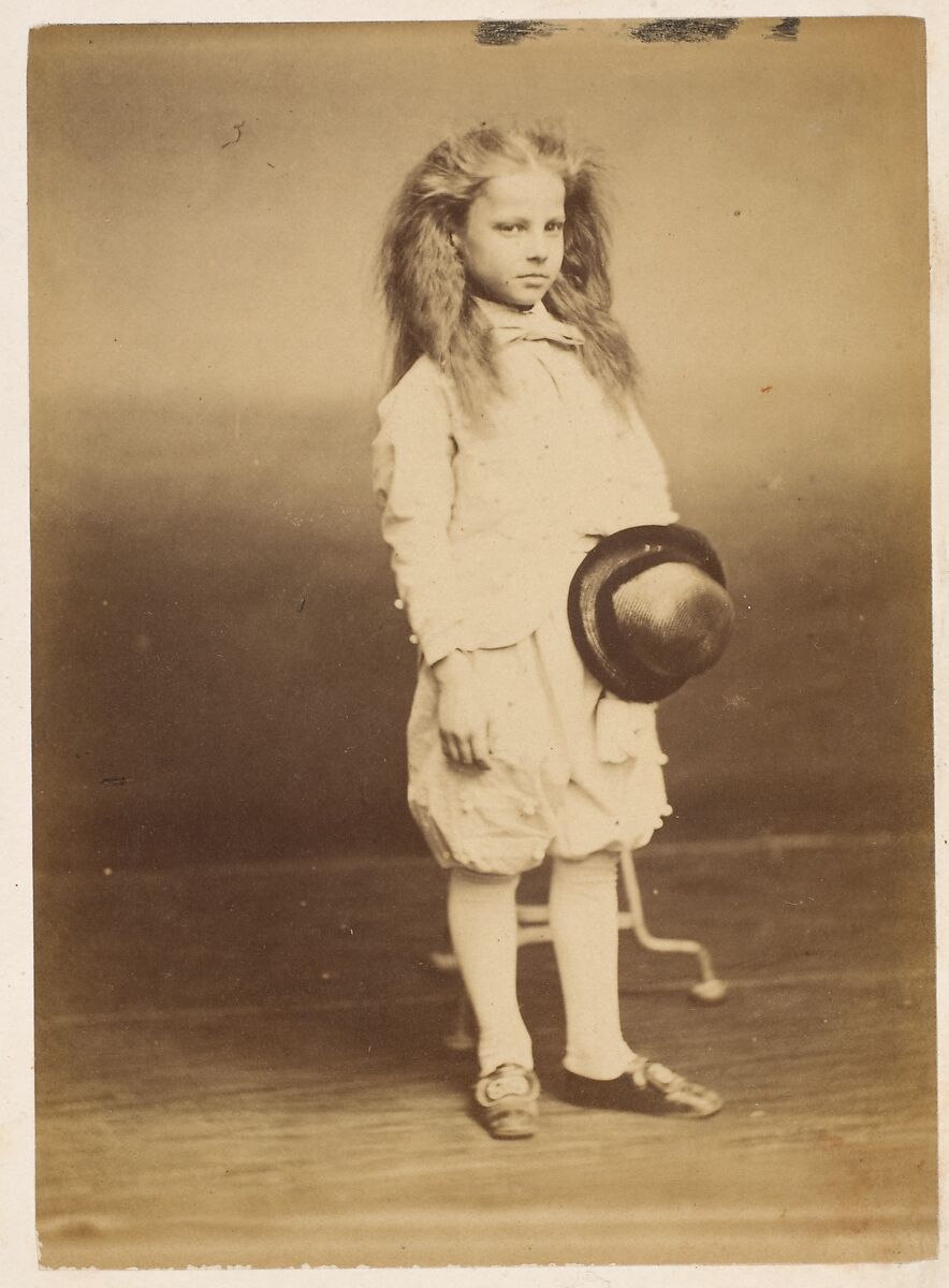 L'Enfant blanc, Pierre-Louis Pierson (French, 1822–1913), Albumen silver print from glass negative 