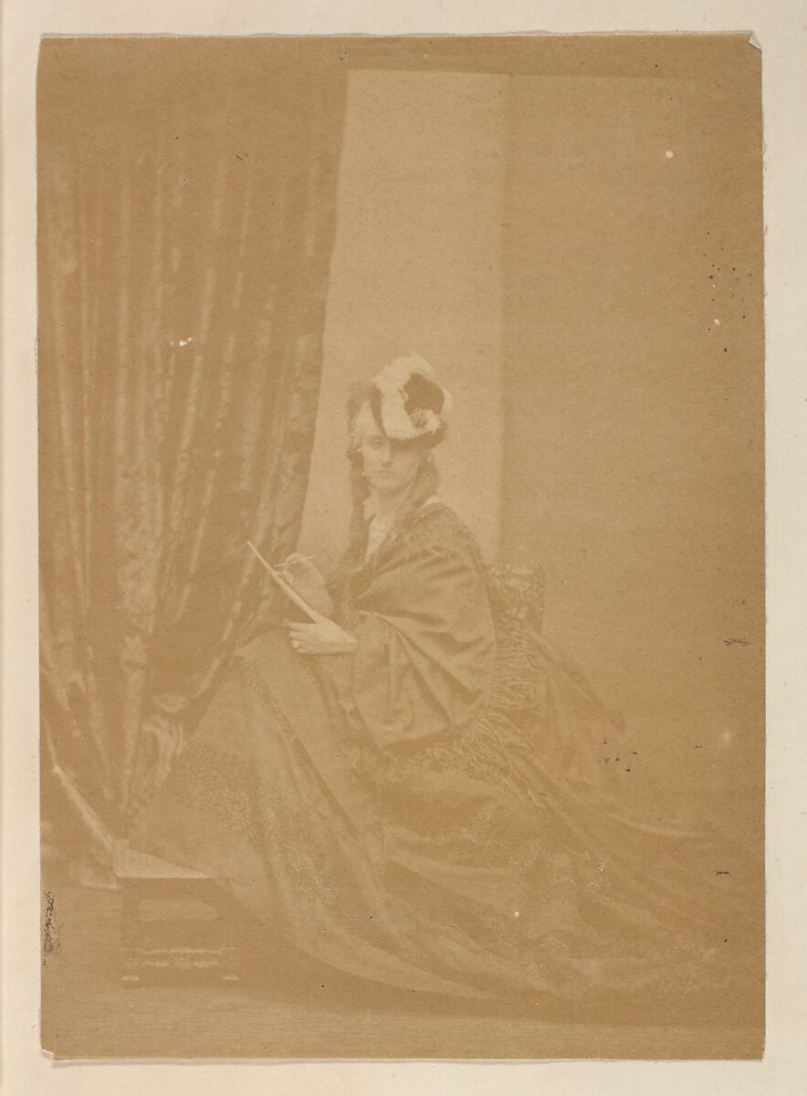 Le regard, Pierre-Louis Pierson (French, 1822–1913), Albumen silver print from glass negative 