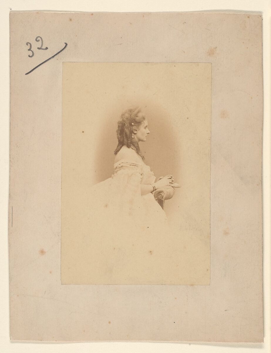 Priére, Pierre-Louis Pierson (French, 1822–1913), Albumen silver print from glass negative 