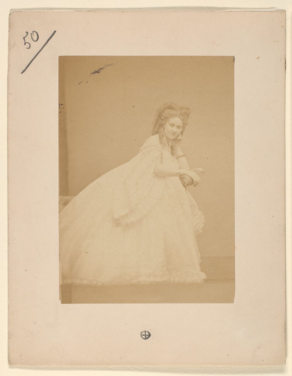 L'Agrèable, Pierre-Louis Pierson (French, 1822–1913), Albumen silver print from glass negative 