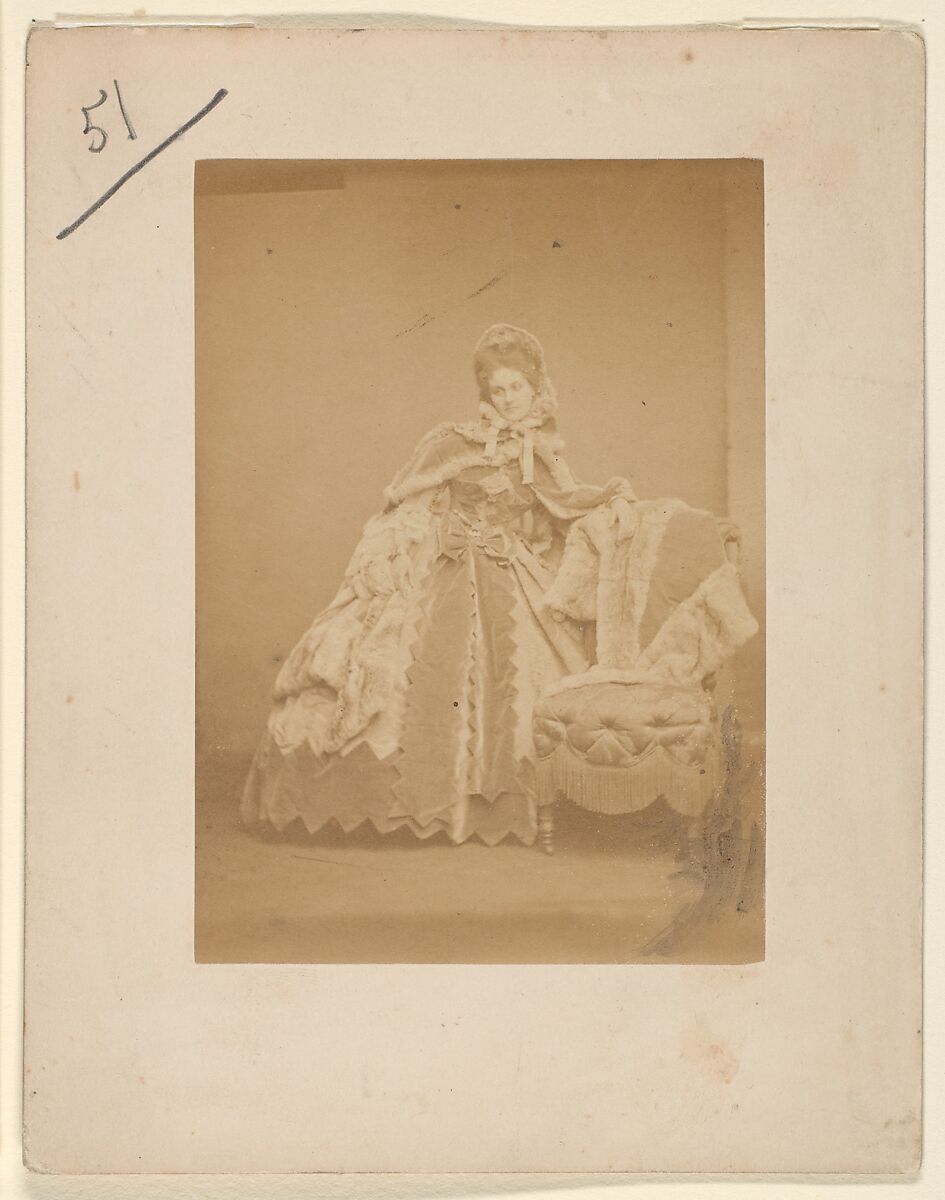 Costigliole, Pierre-Louis Pierson (French, 1822–1913), Albumen silver print from glass negative 