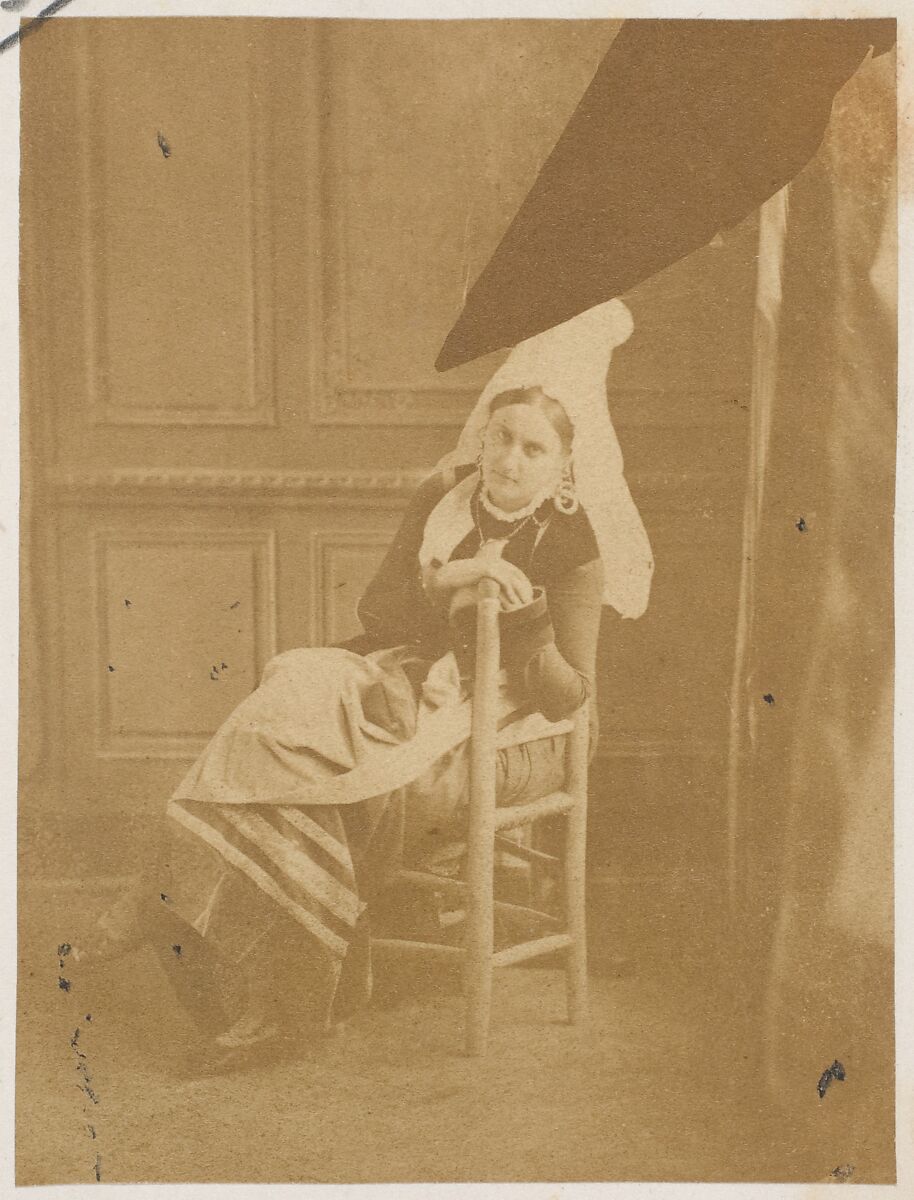 Cauchoise (autre), Pierre-Louis Pierson (French, 1822–1913), Albumen silver print from glass negative 