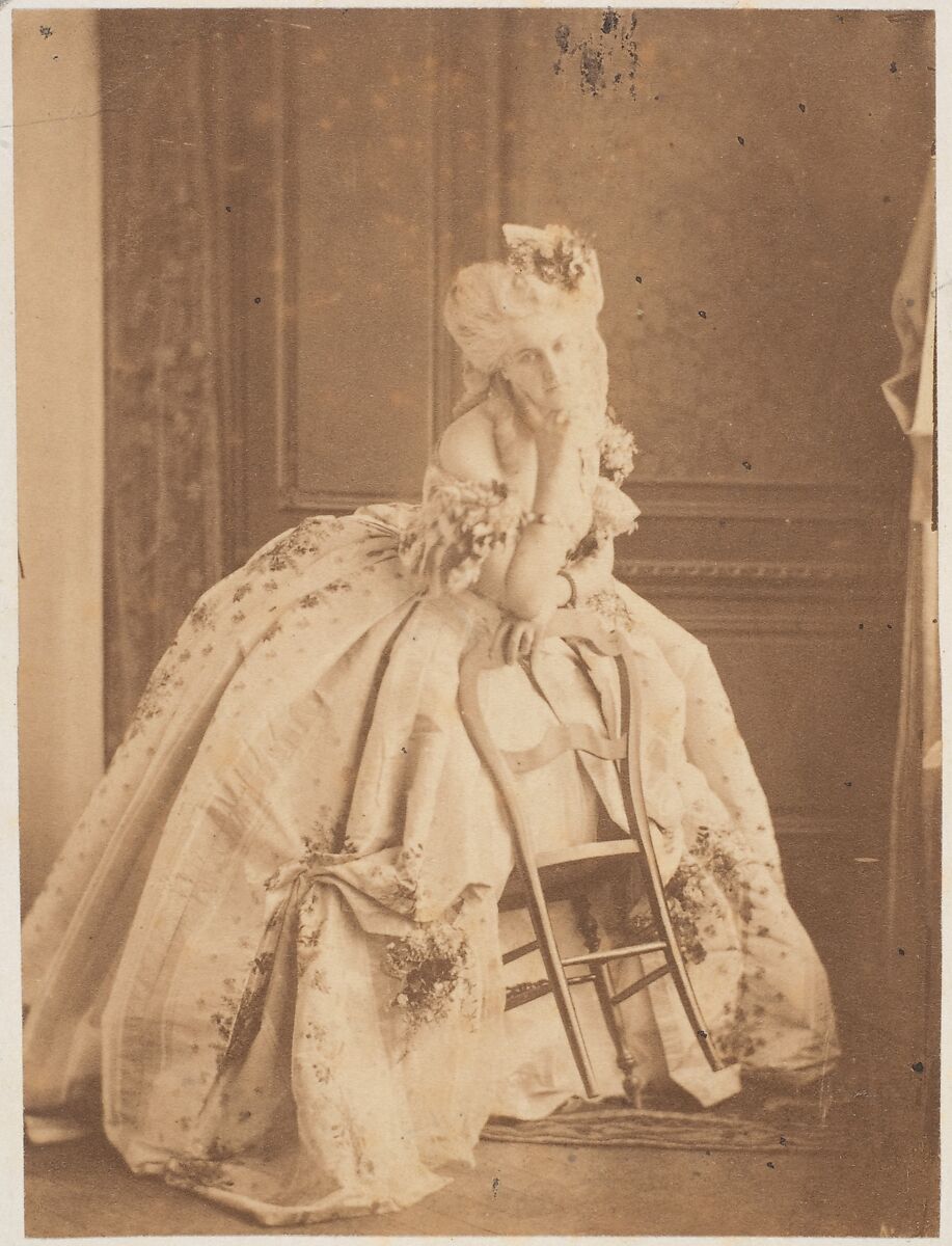Mathilde, Pierre-Louis Pierson (French, 1822–1913), Albumen silver print from glass negative 