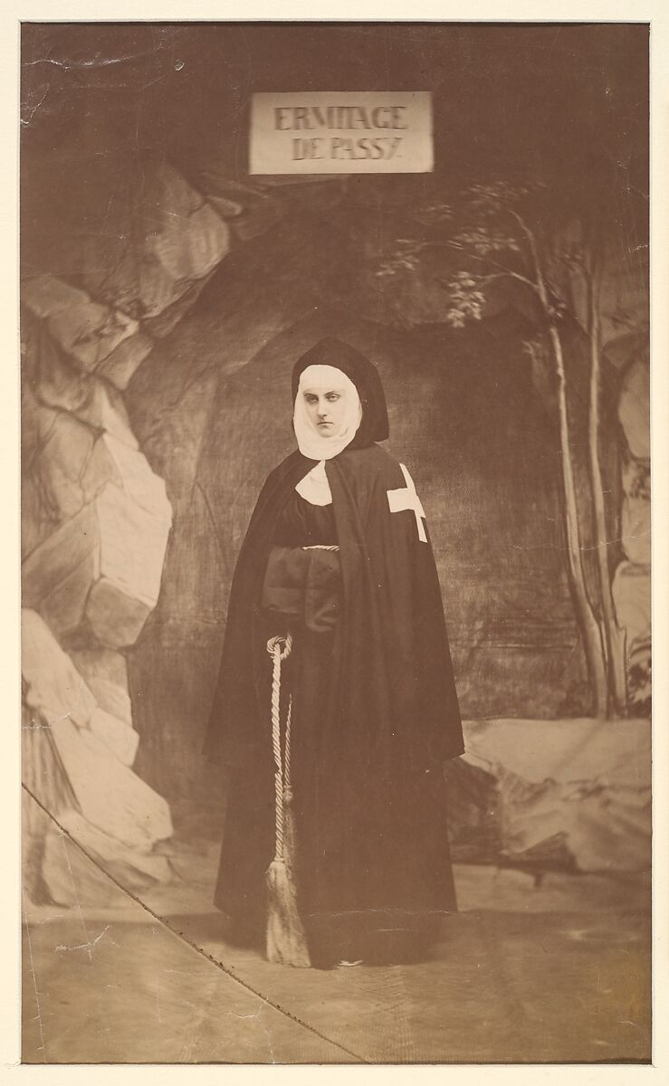 Soeur Elize, Pierre-Louis Pierson (French, 1822–1913), Albumen silver print from glass negative 