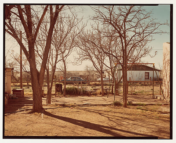 Desert Street, Van Horn, Texas, Stephen Shore (American, born 1947), Chromogenic print 