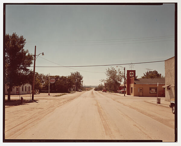 Proton Avenue, Gull Lake, Saskatchewan, Stephen Shore (American, born 1947), Chromogenic print 