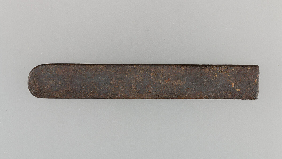 Knife Handle (Kozuka), Iron, copper-gold alloy (shakudō), copper-silver alloy (shibuichi), gold, Japanese